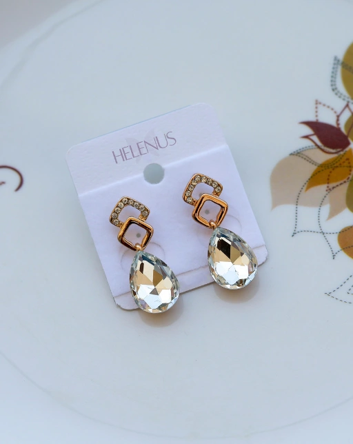 Teardrop Crystal Earrings